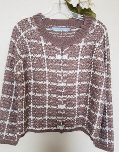 Michelle Nicole Snap Button Cardigan Sweater Womens New